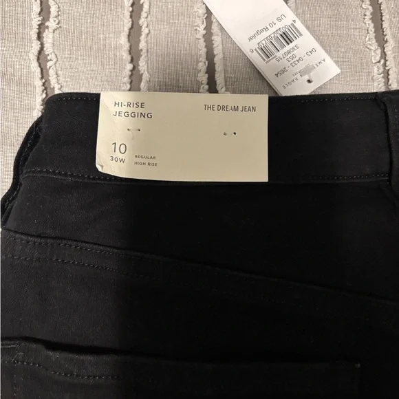 American Eagle Outfitters Black Dream Jeans Size 10 - Picture 6 of 6